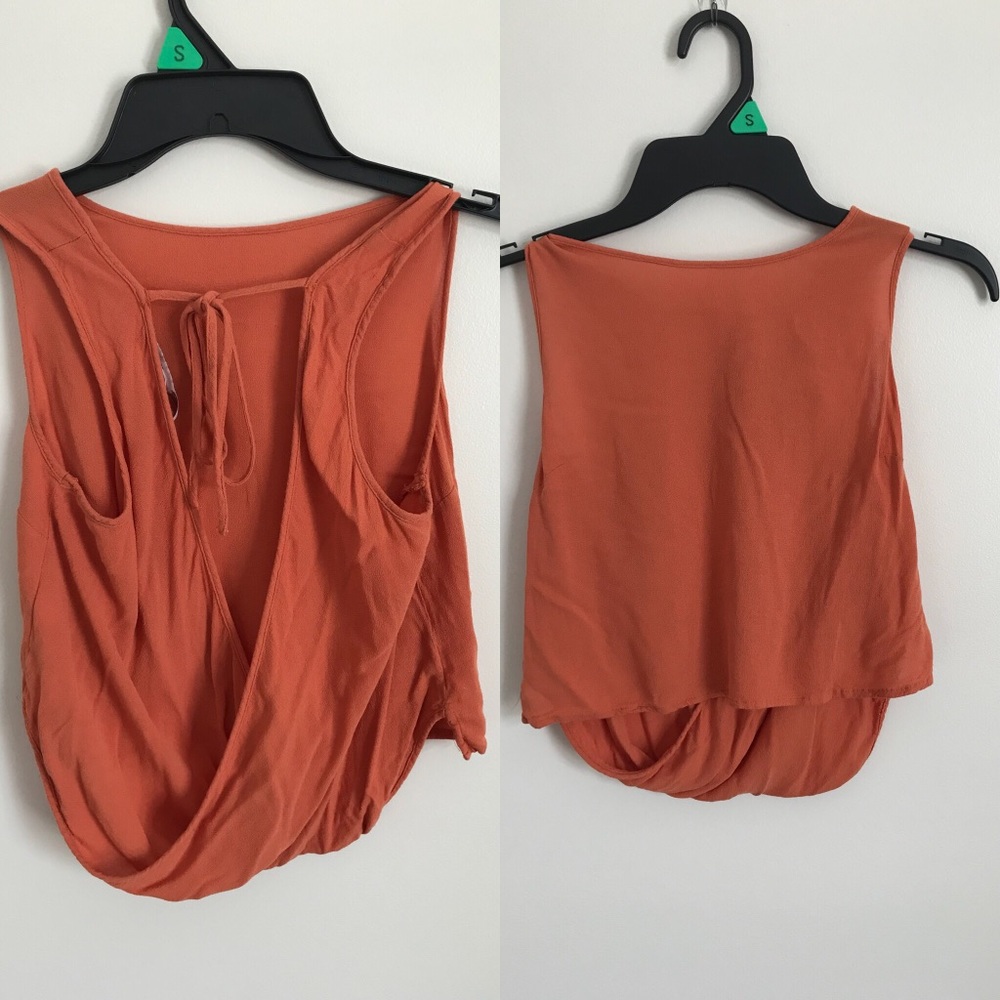 Open back summer tank